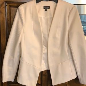 Top shop white blazer